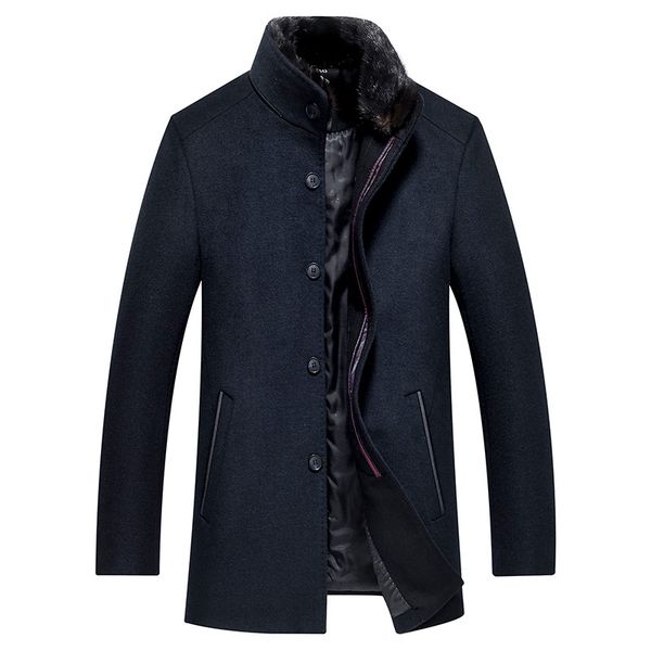 new arrival autumn winter men woolen overcoat windbreaker jacket casual button up collar single breasted thick size mlxl2xl-4xl, Black
new arrival autumn winter men woolen overcoat windbreaker jacket casual button up collar single breasted thick size mlxl2xl-4xl, Black