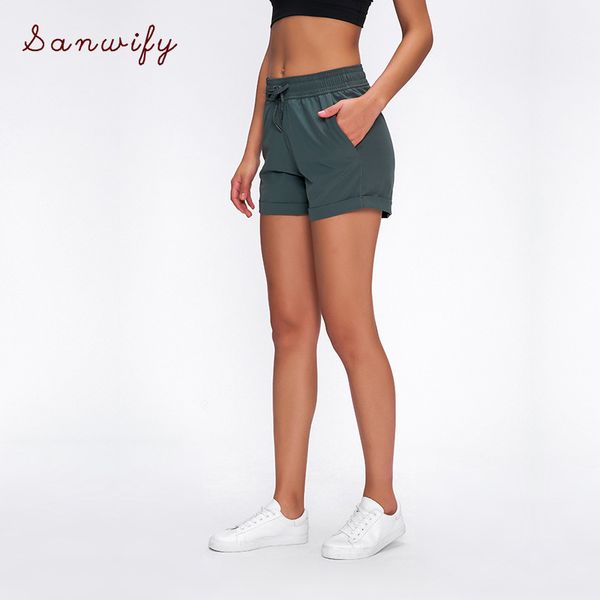 summer running shorts women drawstring waist spandex shorts gym loose fit sport with pockets yoga, White;red
summer running shorts women drawstring waist spandex shorts gym loose fit sport with pockets yoga, White;red