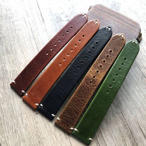 handmade leather strap 18 19 20mm 21mm 22mm crazy horse skin slim italian vintage leather men watch straps band, Black;brown
handmade leather strap 18 19 20mm 21mm 22mm crazy horse skin slim italian vintage leather men watch straps band, Black;brown