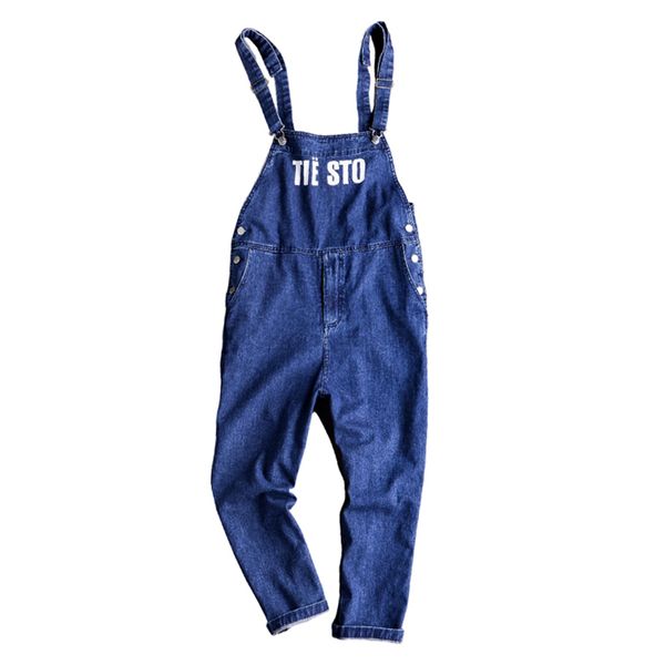 sokotoo men's letters printed dark blue denim jean bib overalls loose suspenders jumpsuits jeans
sokotoo men's letters printed dark blue denim jean bib overalls loose suspenders jumpsuits jeans