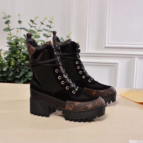 women's boots laureate desert designer boots laureate platform desert boot women martin boots rubber sole with box 35-41, Black
women's boots laureate desert designer boots laureate platform desert boot women martin boots rubber sole with box 35-41, Black