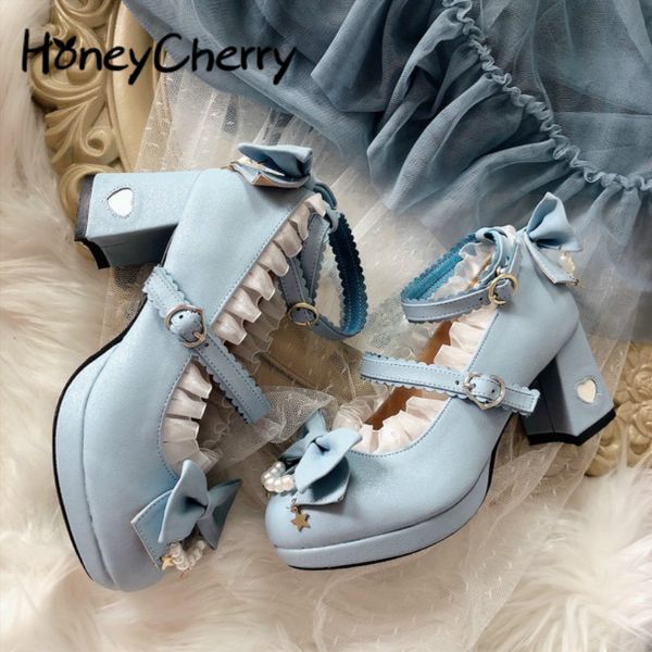 lolita shoes women high heels pearl lace edge straps bow cute girls princess party shoes students lovely size 35-40, Black
lolita shoes women high heels pearl lace edge straps bow cute girls princess party shoes students lovely size 35-40, Black