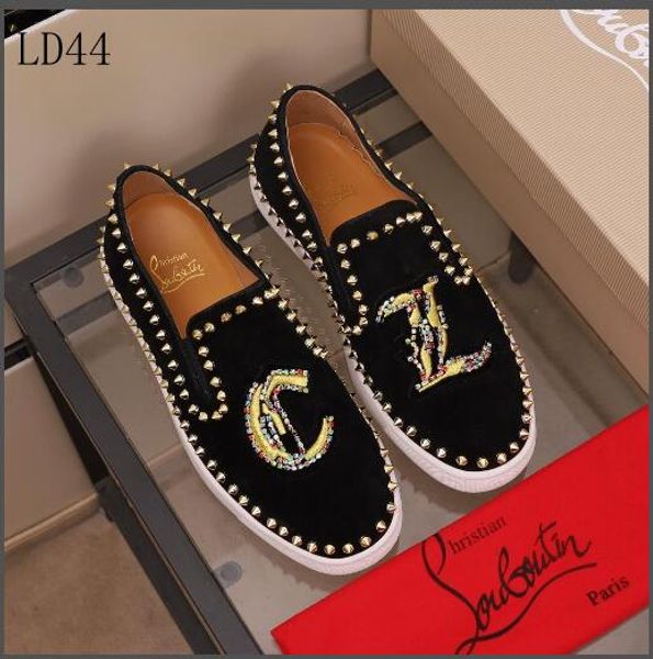 a5 new christian luxury louboutin bottom red bottoms studded spikes brand cl mens casual shoes men women party lover sports sneakers, Black
a5 new christian luxury louboutin bottom red bottoms studded spikes brand cl mens casual shoes men women party lover sports sneakers, Black