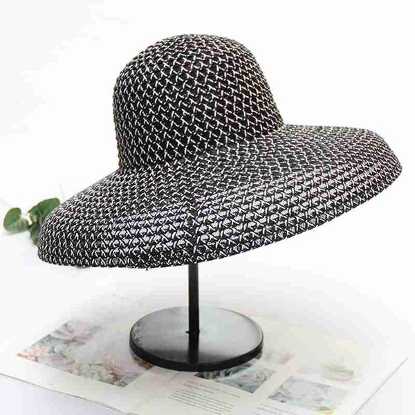 wzcx 2019 new hollow breathable stripe adjustable straw hat casual tide summer vacation beach hat women's, Blue;gray
wzcx 2019 new hollow breathable stripe adjustable straw hat casual tide summer vacation beach hat women's, Blue;gray