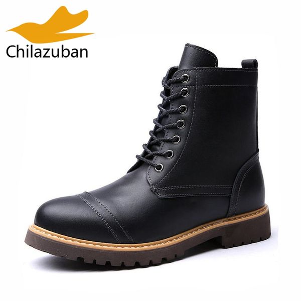 chilazuban vintage men real leather half short boots lace up man winter mid calf work botas plush fur male footwear size 38-45, Black
chilazuban vintage men real leather half short boots lace up man winter mid calf work botas plush fur male footwear size 38-45, Black