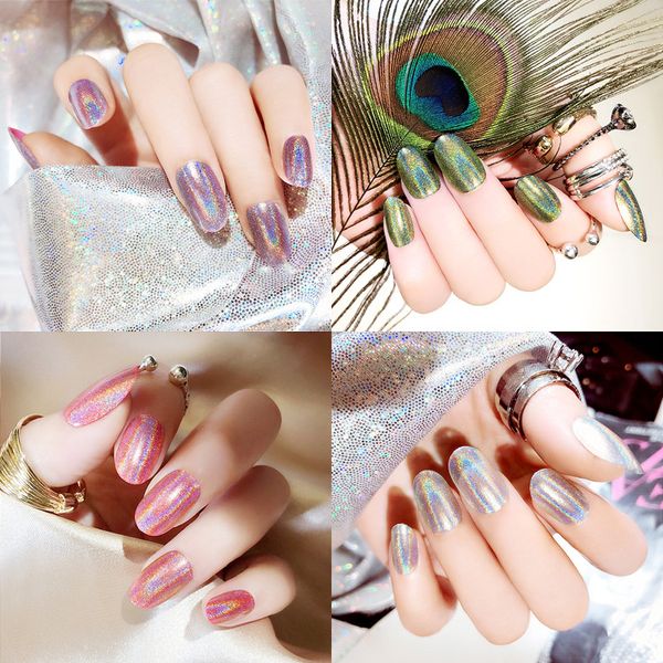 laser gradual change 24 sheet/set fake false nail tips round glue manicure makeup new design p therapy art nail stickers hc, Red;gold
laser gradual change 24 sheet/set fake false nail tips round glue manicure makeup new design p therapy art nail stickers hc, Red;gold