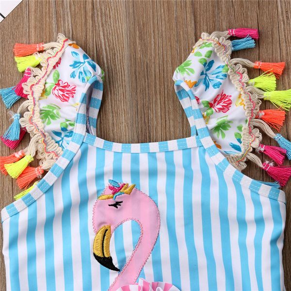 2019 toddler kids baby girls flamingo bikini swimwear swimsuit bathing beachwear blue stripes tassels one-piece swimming costume
2019 toddler kids baby girls flamingo bikini swimwear swimsuit bathing beachwear blue stripes tassels one-piece swimming costume