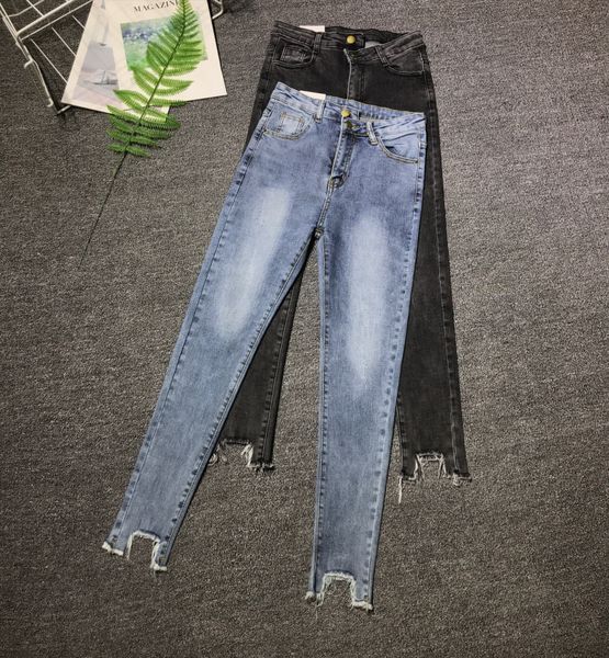 wholesale 2019 new spring autumn selling women's fashion casual denim pants xc3, Blue
wholesale 2019 new spring autumn selling women's fashion casual denim pants xc3, Blue