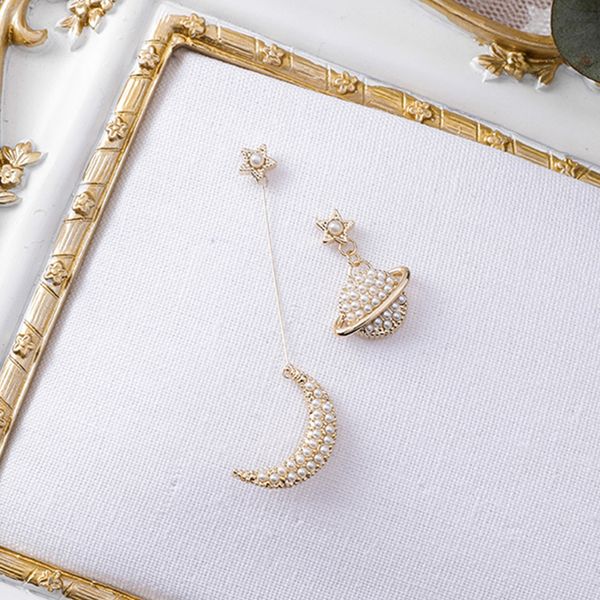 korea fashion full oearl planet moon stars long tassel dangle earrings sweet chain asymmetricdrop earring for women ear jewelry, Silver
korea fashion full oearl planet moon stars long tassel dangle earrings sweet chain asymmetricdrop earring for women ear jewelry, Silver