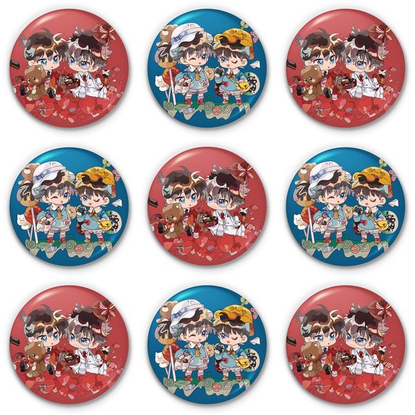 women brooch detective conan ladies jimmy kudo badges pins simple fashion jewelry couples cute trendy metal kaitou kiddo broszka, Gray
women brooch detective conan ladies jimmy kudo badges pins simple fashion jewelry couples cute trendy metal kaitou kiddo broszka, Gray
