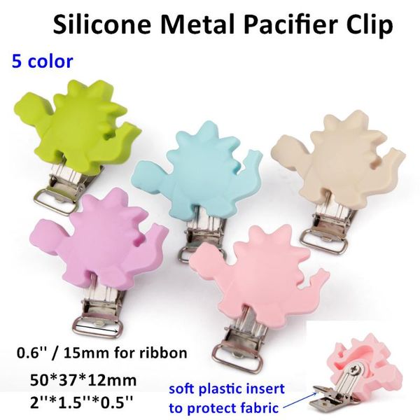 100pcs bpa silicone dinosaur baby pacifier dummy teether chain holder clips soother nursing accessory clips grade
100pcs bpa silicone dinosaur baby pacifier dummy teether chain holder clips soother nursing accessory clips grade