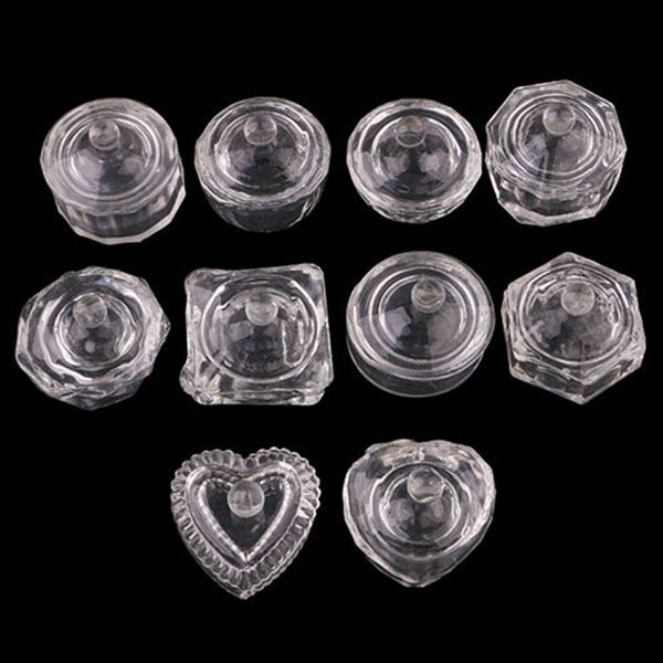 acrylic crystal nail art cup liquid powder dappen dish bowl nail dappen bowl glass dappen dish with lid
acrylic crystal nail art cup liquid powder dappen dish bowl nail dappen bowl glass dappen dish with lid