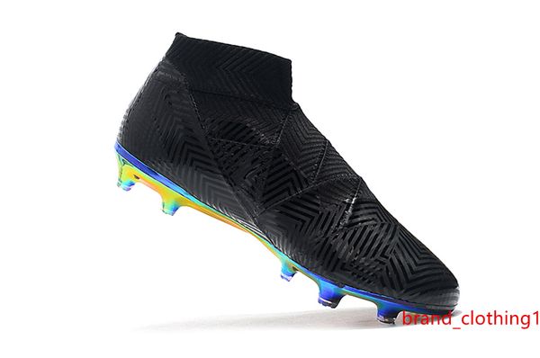 2019 soccer cleats nemeziz 18 fg ag size 39-45 black outdoor football boots without shoelace high ankle
2019 soccer cleats nemeziz 18 fg ag size 39-45 black outdoor football boots without shoelace high ankle