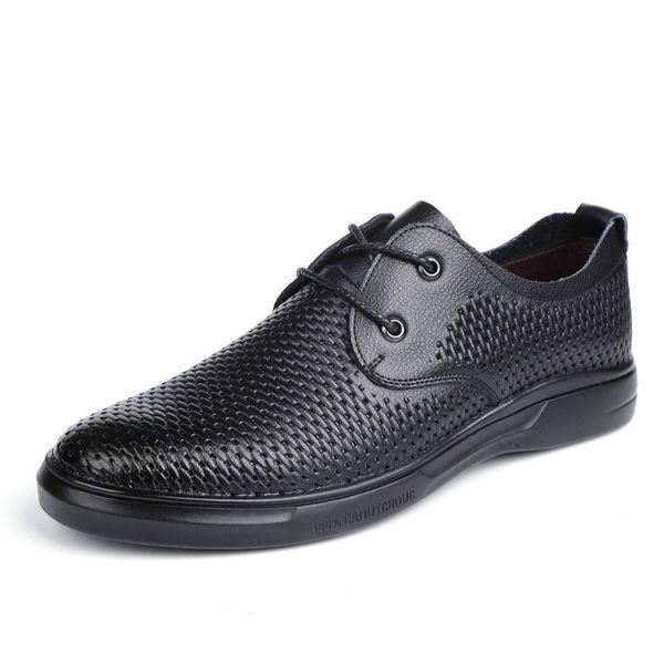 quality genuine leather men shoes lace up casual men leather loafers soft flats comfortable moccasins shoes fashion, Black
quality genuine leather men shoes lace up casual men leather loafers soft flats comfortable moccasins shoes fashion, Black