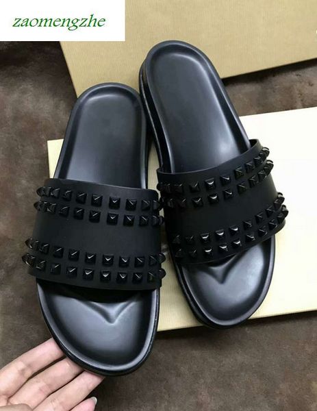 donna flat slippers designer luxury red bottoms shoes men's rivet junior spikes flat slipperswith boxssales new, Black
donna flat slippers designer luxury red bottoms shoes men's rivet junior spikes flat slipperswith boxssales new, Black