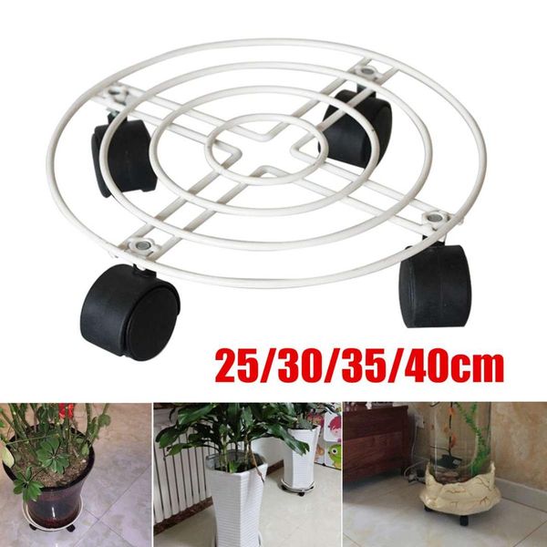 25/30/35/40cm round plant pot tray 4 wheels planter flowers pot mover trolley rack organizer garden metal stand decoration white
25/30/35/40cm round plant pot tray 4 wheels planter flowers pot mover trolley rack organizer garden metal stand decoration white