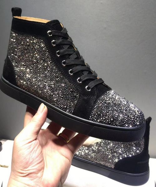 fashion high man shoes casual woman sneakers new arrival crystal spikes lace up red black silver party wedding flat bottom designer shoe
fashion high man shoes casual woman sneakers new arrival crystal spikes lace up red black silver party wedding flat bottom designer shoe