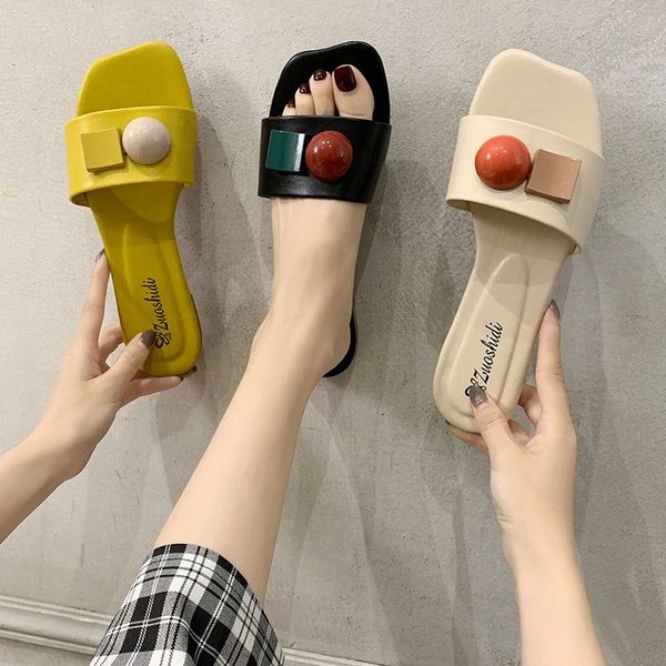shoes woman 2020 woman's slippers candy colors shale female beach slides new summer flat sabot fashion fabric, Black
shoes woman 2020 woman's slippers candy colors shale female beach slides new summer flat sabot fashion fabric, Black