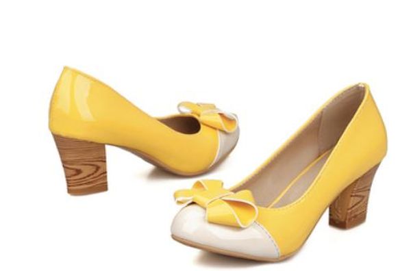 2019 women's shoes in spring and autumn with new style high heel coarse heel round head bowknot blue patchwork@52, Black
2019 women's shoes in spring and autumn with new style high heel coarse heel round head bowknot blue patchwork@52, Black