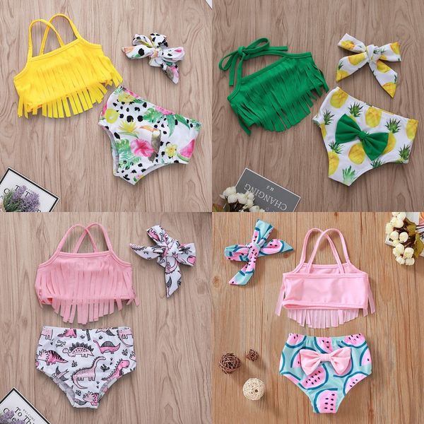 baby tassel swimsuit infant girl pineapple print tassel swimsuit kids tassel crops + dinosaur high waist shorts, Blue
baby tassel swimsuit infant girl pineapple print tassel swimsuit kids tassel crops + dinosaur high waist shorts, Blue