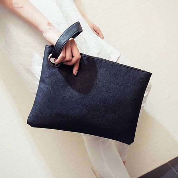 simple fashion women handbag solid color designer clutch bag leather envelope bags bolsa feminina wristlets bags women clutch
simple fashion women handbag solid color designer clutch bag leather envelope bags bolsa feminina wristlets bags women clutch