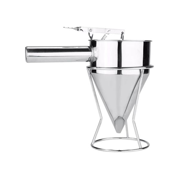 stainless steel batter pancake ball dispenser cake cupcake dough dispenser funnel household takoyaki machine ocs balls maker
stainless steel batter pancake ball dispenser cake cupcake dough dispenser funnel household takoyaki machine ocs balls maker