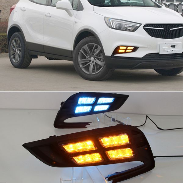 1 pair led drl daytime running lights daylight fog light waterproof for buick encore opel mokka 2017 2018 
1 pair led drl daytime running lights daylight fog light waterproof for buick encore opel mokka 2017 2018