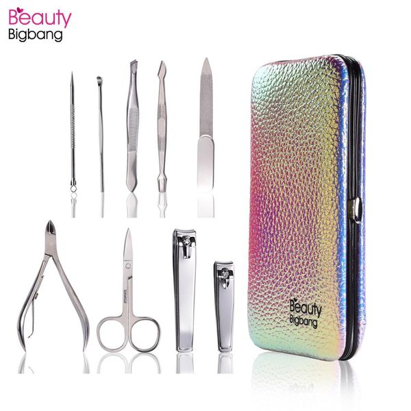 9pcs beautybigbang manicure kit stainless steel nail clipper nipper cutter scissors tweezers ear pick pedicure with aurora case
9pcs beautybigbang manicure kit stainless steel nail clipper nipper cutter scissors tweezers ear pick pedicure with aurora case