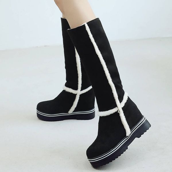sarairis fashion plus size 43 2020 russia winter warm plush snow boots female shoes high heels outdoor women boots woman shoes, Black
sarairis fashion plus size 43 2020 russia winter warm plush snow boots female shoes high heels outdoor women boots woman shoes, Black
