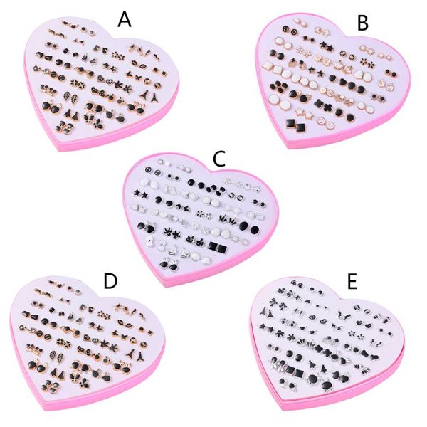 36 pairs assorted crystal crown leaf stud piercing earrings set jewerly in box, Golden;silver
36 pairs assorted crystal crown leaf stud piercing earrings set jewerly in box, Golden;silver