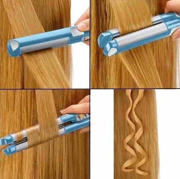 professional nano titanium hair straightener flat iron iron adjust temperature wet and dry fast heat not hurt hair, Black 
professional nano titanium hair straightener flat iron iron adjust temperature wet and dry fast heat not hurt hair, Black