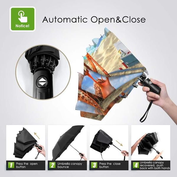 crab creative men's and women's automatic three fold umbrella rainy day colorful fashion umbrella umbrellas
crab creative men's and women's automatic three fold umbrella rainy day colorful fashion umbrella umbrellas
