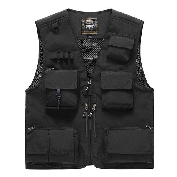 men vest outdoor fishing summer cargo vests jacket men outerwear jacket multi pockets sleeve jackets plus size ~3xl, Black;white
men vest outdoor fishing summer cargo vests jacket men outerwear jacket multi pockets sleeve jackets plus size ~3xl, Black;white