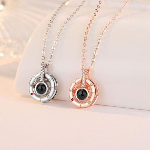 100 languages i love you necklace projection pendant love memory wedding necklaces romantic 2019 valentine's day lovers gift favors hha, Silver
100 languages i love you necklace projection pendant love memory wedding necklaces romantic 2019 valentine's day lovers gift favors hha, Silver