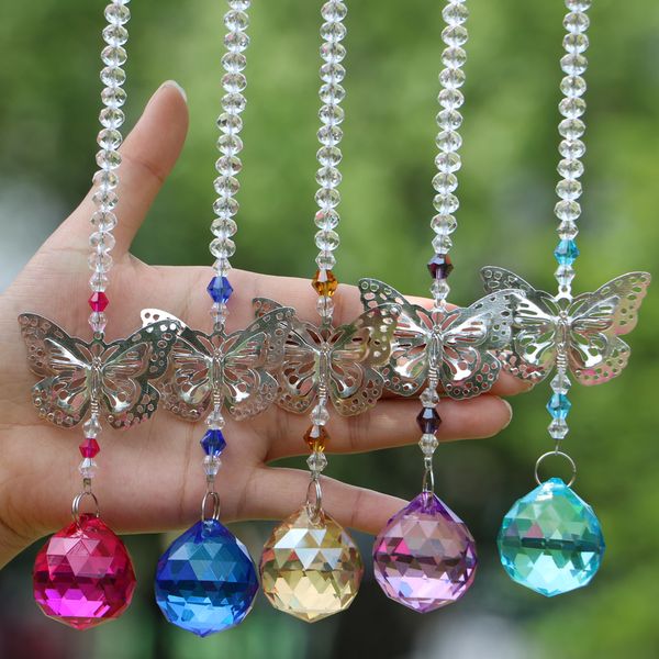 5pcs garland spectra chakra suncatcher glass crystal butterfly pendulum lamp prisms hanging feng shui pendants wedding decorations30mm
5pcs garland spectra chakra suncatcher glass crystal butterfly pendulum lamp prisms hanging feng shui pendants wedding decorations30mm