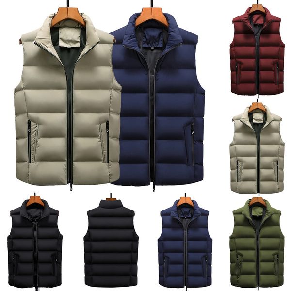 2019 winter vest men casual jackets thick vests man sleeveless warm zipper coat cotton-padded men gilet veste l6, Black;white
2019 winter vest men casual jackets thick vests man sleeveless warm zipper coat cotton-padded men gilet veste l6, Black;white