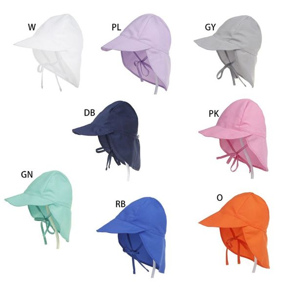 Summer Toddler Kids Sun Protection Swim Beach Hat Solid Color Adjustable Foldable Outdoor Bucket Cap With Neck Flap Chin Strap
Summer Toddler Kids Sun Protection Swim Beach Hat Solid Color Adjustable Foldable Outdoor Bucket Cap With Neck Flap Chin Strap