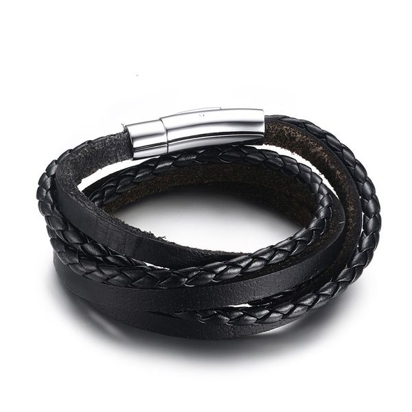 8mm black color fashion simple men's bangle stainless steel leather bracelet watchband jewelry gift for men boys j206
8mm black color fashion simple men's bangle stainless steel leather bracelet watchband jewelry gift for men boys j206
