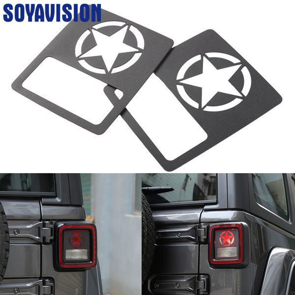 pair metal tail rear light lamp guards decoration cover trim panel frame sticker fit for wrangler jl 2018 2019 car styling
pair metal tail rear light lamp guards decoration cover trim panel frame sticker fit for wrangler jl 2018 2019 car styling