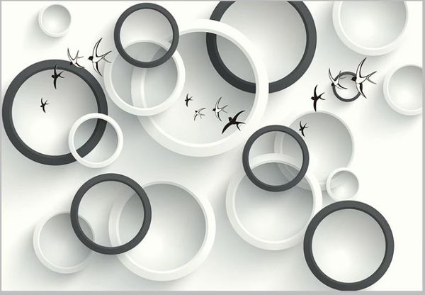 3d stereoscopic wallpaper modern minimalist 3d swallow circle 3d wallpapers tv background wall
3d stereoscopic wallpaper modern minimalist 3d swallow circle 3d wallpapers tv background wall