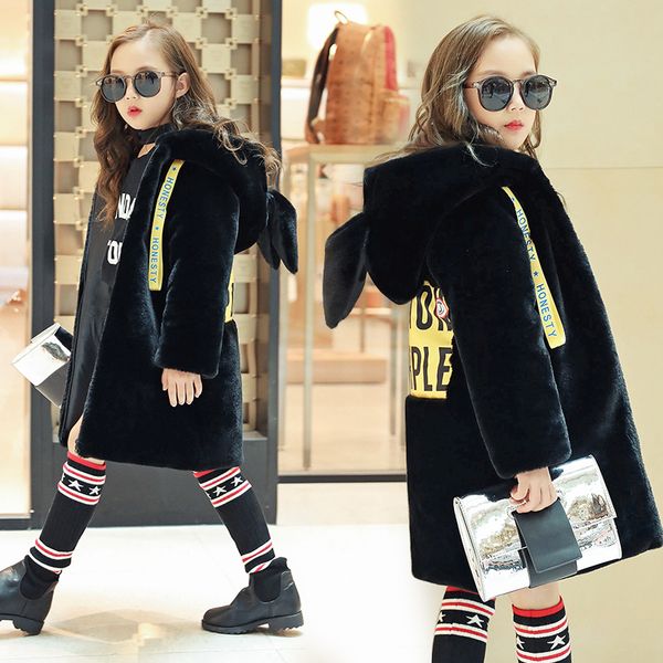 2019 teenage warm winter cartoon thick parkas children hooded outerwear kids girls faux fur fleece ear hooded coats and jackets, Blue;gray
2019 teenage warm winter cartoon thick parkas children hooded outerwear kids girls faux fur fleece ear hooded coats and jackets, Blue;gray