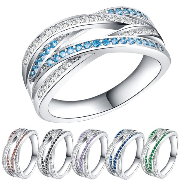 luxury female white bridal wedding ring fashion 925 silver filled jewelry promise cz stone band engagement rings for girl women, Slivery;golden
luxury female white bridal wedding ring fashion 925 silver filled jewelry promise cz stone band engagement rings for girl women, Slivery;golden