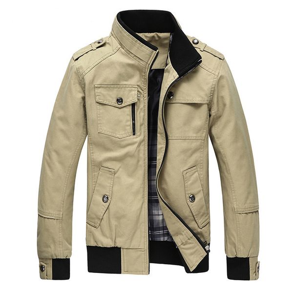 zogaa casual men's jacket army jacket men coats winter male outerwear autumn overcoat khaki standard collar streetwear, Black;brown
zogaa casual men's jacket army jacket men coats winter male outerwear autumn overcoat khaki standard collar streetwear, Black;brown