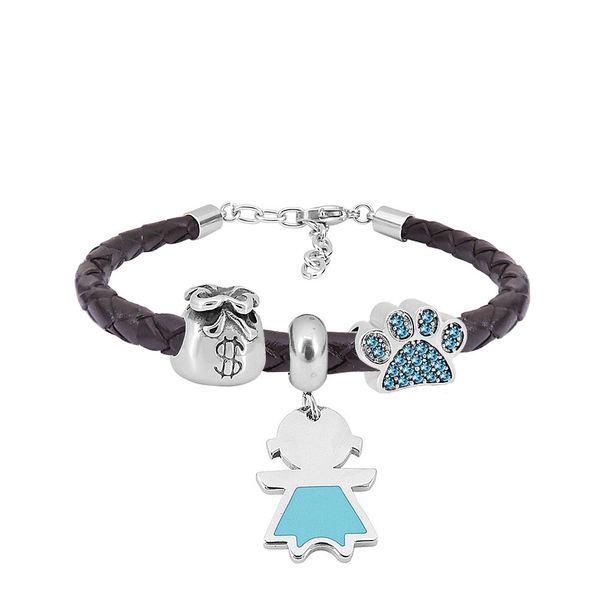 dog footprint crystal bracelet wallet pendant with lovely bow-knot charms bracelets as girl gift, Black
dog footprint crystal bracelet wallet pendant with lovely bow-knot charms bracelets as girl gift, Black