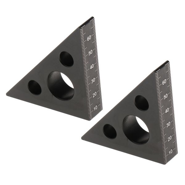 2 лот метрика алюминиевого сплава карпентер треугольник площади линейка easy-read black 
2 лот метрика алюминиевого сплава карпентер треугольник площади линейка easy-read black