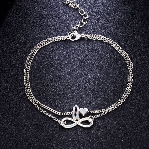 dhl kimter double layer bracelet women daily gift heart shape pendant bracelets 26 letter bangle hip-hop jewelry q342fz, Golden;silver
dhl kimter double layer bracelet women daily gift heart shape pendant bracelets 26 letter bangle hip-hop jewelry q342fz, Golden;silver