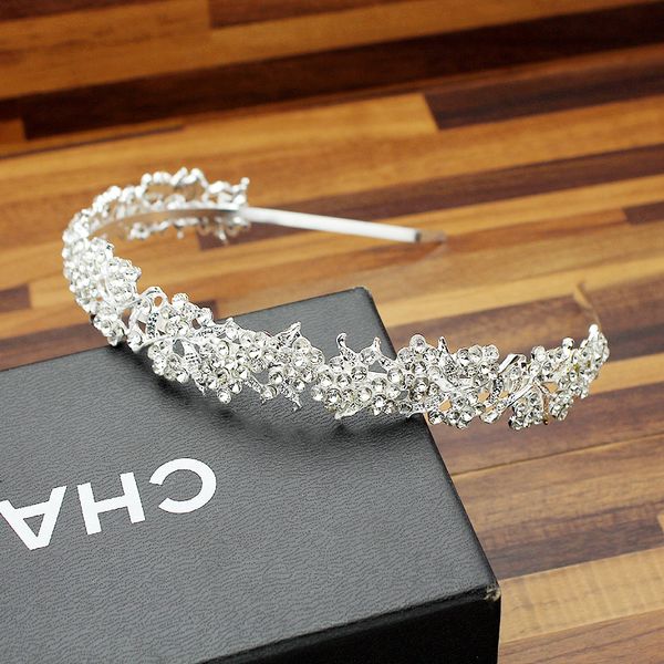 wedding bridal bridesmaid rhinestone crown silver hair flower girls tiara hairband crystal princess headband prom accessories, Golden;white
wedding bridal bridesmaid rhinestone crown silver hair flower girls tiara hairband crystal princess headband prom accessories, Golden;white