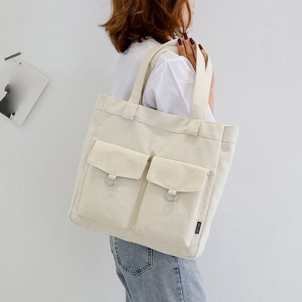 women canvas bag solid high capacity handbags tote 2019 casual messenger shoulder bags for teenager harajuku art travel pack
women canvas bag solid high capacity handbags tote 2019 casual messenger shoulder bags for teenager harajuku art travel pack