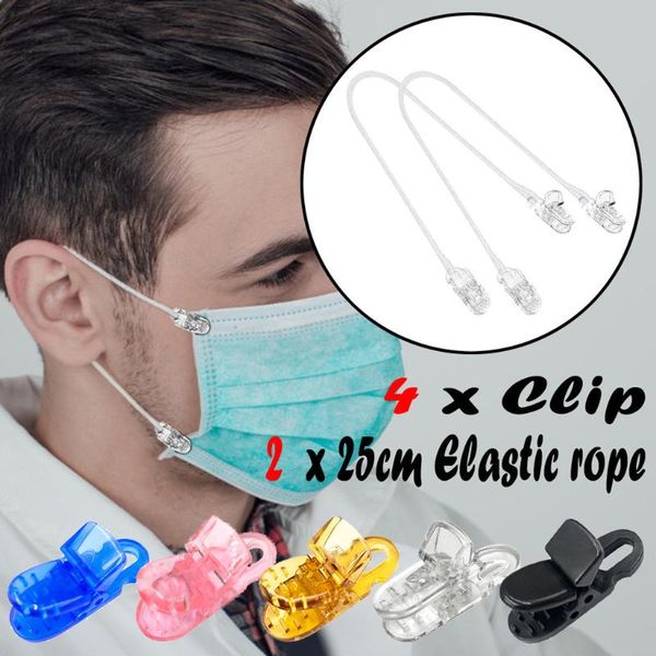 reusable durable plastic clip for face mask accessory camisole stabilizer buckle holder 4 clips 2 elastic rope adjustable #lr3, Black
reusable durable plastic clip for face mask accessory camisole stabilizer buckle holder 4 clips 2 elastic rope adjustable #lr3, Black