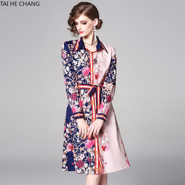Brand designer Women Dress Long Sleeve New Fashion Retro Spring Summer Elegant Bodycon Vintage Party Print Shirt Office Midi Dresses
Brand designer Women Dress Long Sleeve New Fashion Retro Spring Summer Elegant Bodycon Vintage Party Print Shirt Office Midi Dresses